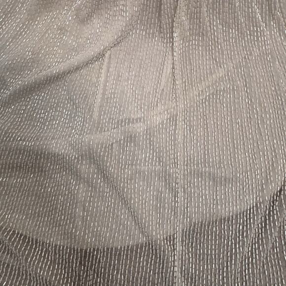 Ashley Lauren White Beaded Cutout Gown Size 4 Plunge Halter Slit Prom Pa - Picture 8 of 10